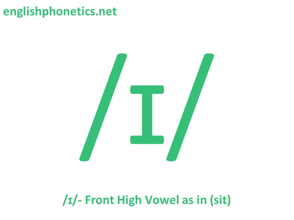 How to pronounce the sound /ɪ/: high, front, lax vowel